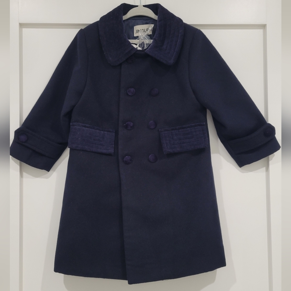 Jingles Navy boys coat New